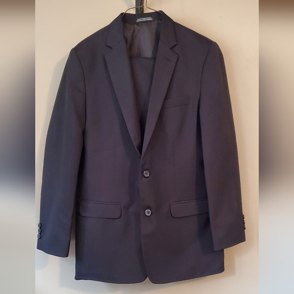 Black Van Heusen Suit